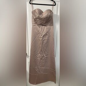 Colour by Kenneth Winston Gown in Mocha Strapless or with Straps